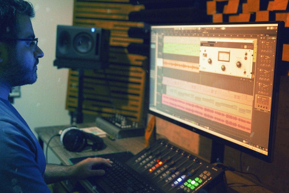 Mixing in the studio